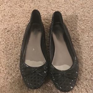 Calvin Klein Black Teana Ballet Flats Size 8M